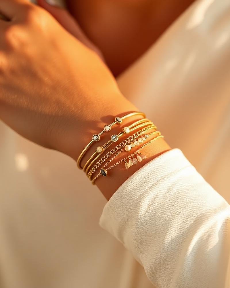Pulseira Trio Dourada